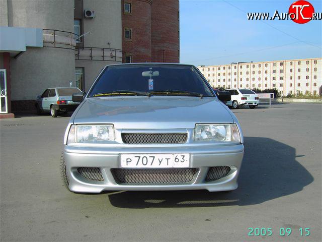 4 099 р. Передний бампер Снайпер  Лада 2108 - 21099 (Неокрашенный)  с доставкой в г. Керчь