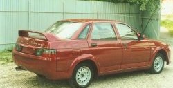7 699 р. Задний бампер Elegance Лада 2110 седан (1995-2007) (Неокрашенный)  с доставкой в г. Керчь. Увеличить фотографию 2
