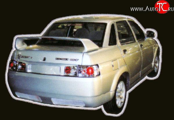 7 699 р. Задний бампер Elegance Лада 2110 седан (1995-2007) (Неокрашенный)  с доставкой в г. Керчь