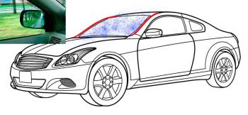 1 699 р. Водостоки (дефлектора) лобового стекла Стрелка 11 Tesla Model 3 (2017-2025)  с доставкой в г. Керчь. Увеличить фотографию 3