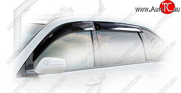 2 159 р. Дефлектора окон CA-Plastiс Acura MDX YD2 дорестайлинг (2006-2009) (Classic полупрозрачный, Без хром.молдинга)  с доставкой в г. Керчь