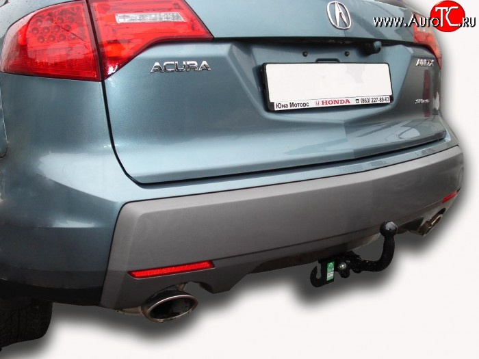 10 399 р. Фаркоп Лидер Плюс  Acura MDX  YD2 (2006-2009) дорестайлинг (Без электропакета)  с доставкой в г. Керчь