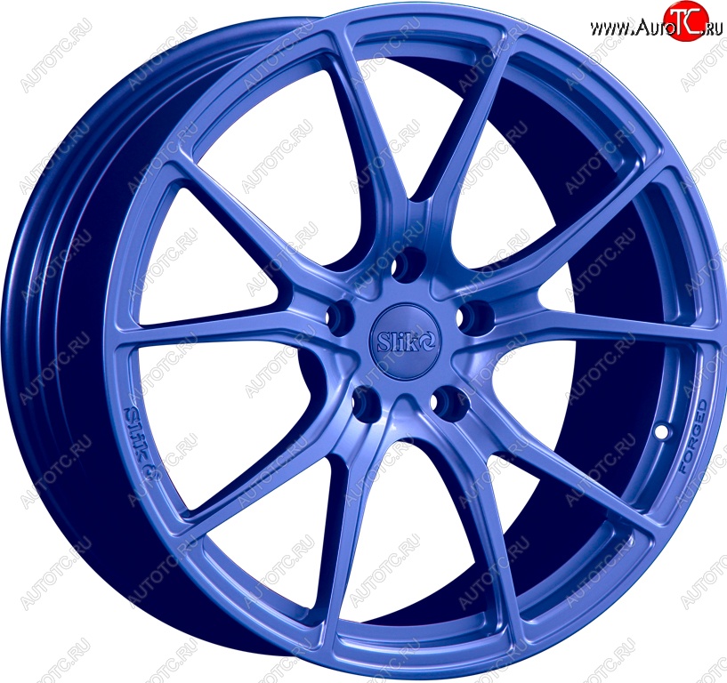 35 499 р. Кованый диск Slik PREMIUM L-827 8.0x18   (Синий (BLUE))  с доставкой в г. Керчь