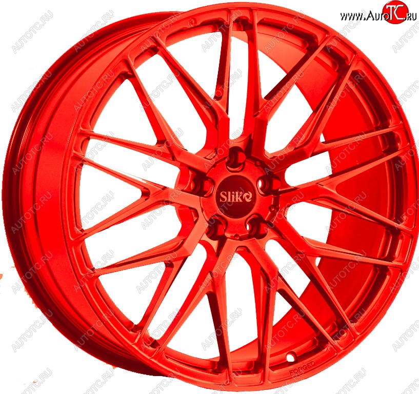 44 999 р. Кованый диск Slik PREMIUM L-918 9.0x19   (RAL 3026 ярко алый (3026))  с доставкой в г. Керчь