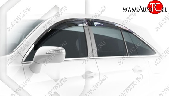 1 999 р. Дефлектора окон CA-Plastic Acura RDX TB3, TB4 дорестайлинг (2012-2015) (Classic полупрозрачный, Без хром.молдинга)  с доставкой в г. Керчь