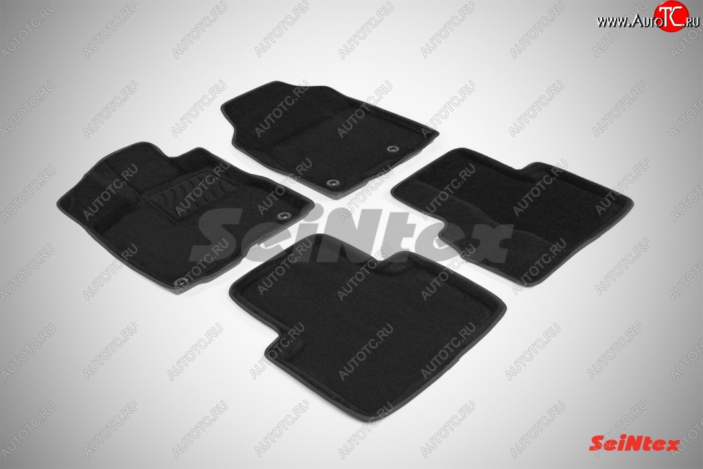 6 929 р. Комплект ковриков в салон 3D с текстильным покрытием Seintex  Acura RDX  TB3, TB4 (2012-2018) дорестайлинг, рестайлинг  с доставкой в г. Керчь
