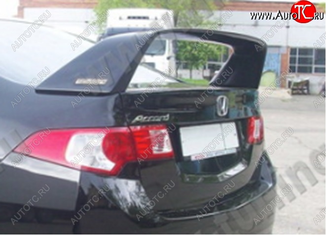 7 699 р. Спойлер багажника MV tuning (высокий, var №1) Honda Accord 8 CU седан дорестайлинг (2008-2011) (Неокрашенный)  с доставкой в г. Керчь
