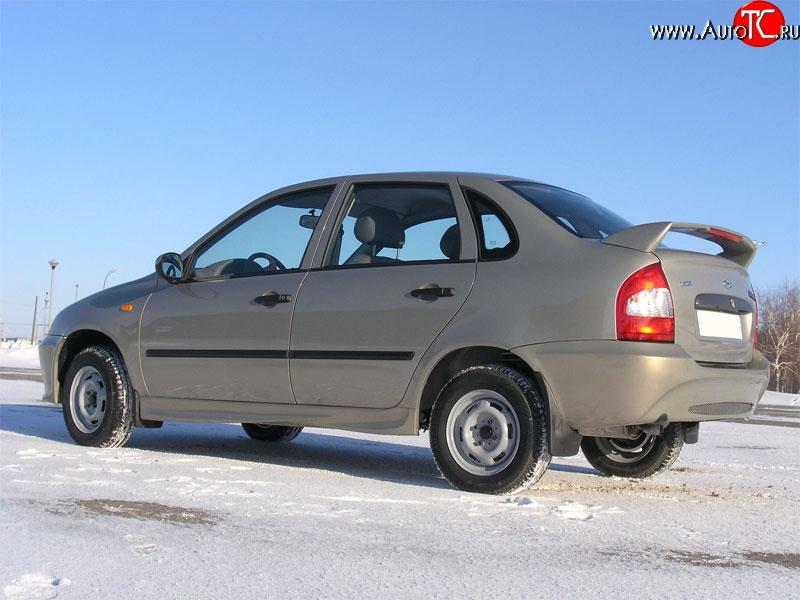 1 599 р. Молдинги (накладки на двери) Кураж Лада Калина 1118 (2004-2013) (Неокрашенные)  с доставкой в г. Керчь