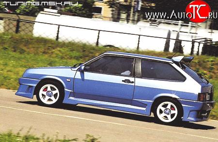 2 299 р. Пороги накладки ZestLine Лада 2108 (1984-2003) (Неокрашенные)  с доставкой в г. Керчь