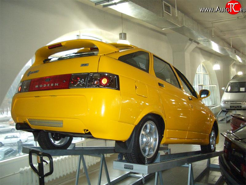7 699 р. Задний бампер СТ-4  Лада 2112 (1999-2009) хэтчбек, купе (Неокрашенный)  с доставкой в г. Керчь