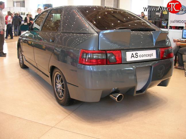 5 749 р. Задний бампер Concept Лада 2112 хэтчбек (1999-2008) (Неокрашенный)  с доставкой в г. Керчь