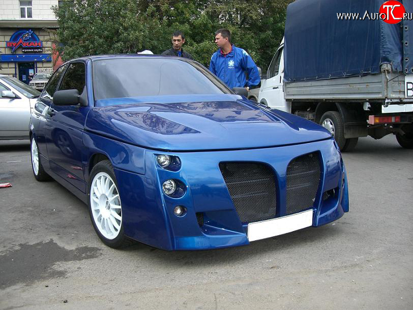 8 149 р. Передний бампер Термит Лада 2112 купе (2002-2009) (Неокрашенный)  с доставкой в г. Керчь