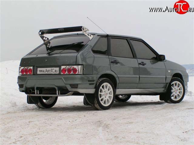 4 199 р. Задний бампер Форсаж Лада 2109 (1987-2004) (Неокрашенный)  с доставкой в г. Керчь