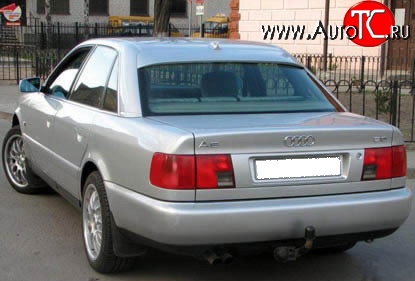 3 349 р. Козырёк STW Style на заднее лобовое стекло автомобиля Audi 100 С4 седан (1990-1995) (Неокрашенный)  с доставкой в г. Керчь