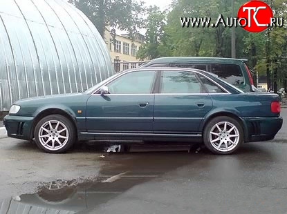 2 849 р. Молдинги (накладки на двери) STW Style Audi 100 С4 седан (1990-1995) (Неокрашенные)  с доставкой в г. Керчь