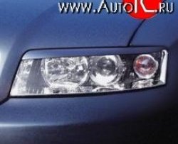 999 р. Реснички СT на фары Audi A4 B6 седан (2000-2006) (Неокрашенные)  с доставкой в г. Керчь. Увеличить фотографию 2