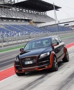15 799 р. Накладка переднего бампера ABT Audi Q7 4L дорестайлинг (2005-2009)  с доставкой в г. Керчь. Увеличить фотографию 4