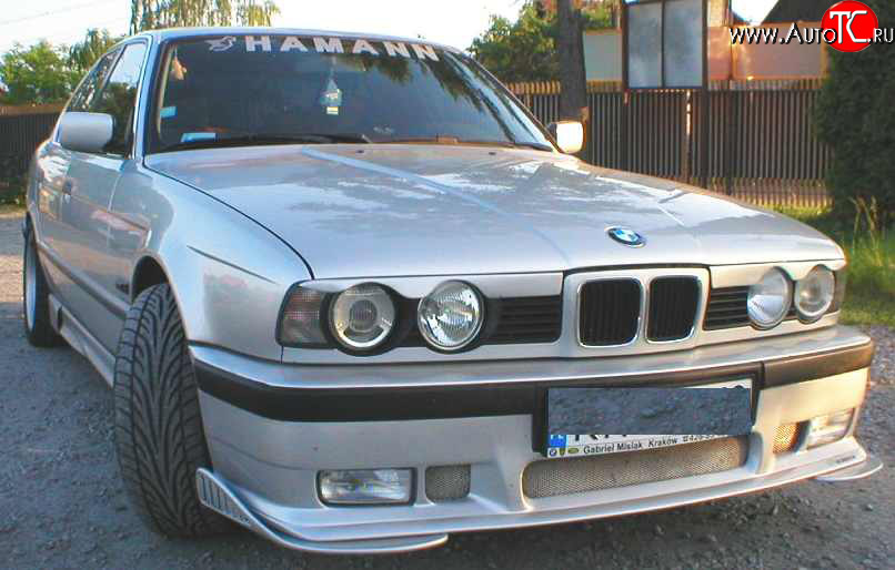 5 399 р. Накладка переднего бампера Classic BMW 5 серия E34 седан дорестайлинг (1988-1994)  с доставкой в г. Керчь