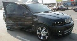 21 499 р. Передний бампер Тарантул BMW X5 E53 дорестайлинг (1999-2003) (Неокрашенный)  с доставкой в г. Керчь. Увеличить фотографию 3