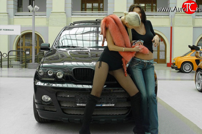 21 499 р. Передний бампер Тарантул BMW X5 E53 дорестайлинг (1999-2003) (Неокрашенный)  с доставкой в г. Керчь