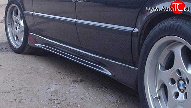 3 049 р. Пороги накладки Mugen BMW 5 серия E34 седан дорестайлинг (1988-1994)  с доставкой в г. Керчь