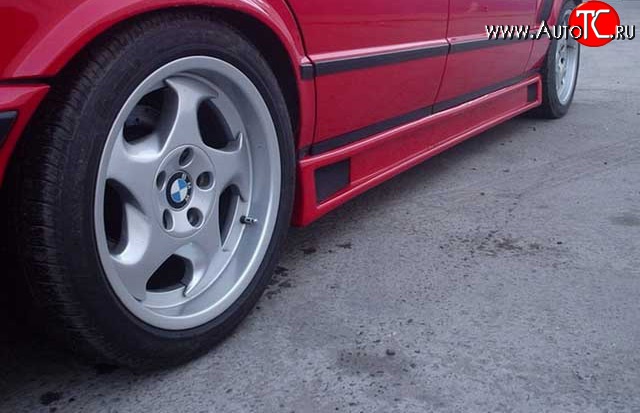 3 449 р. Пороги накладки Riger-Style BMW 5 серия E34 седан дорестайлинг (1988-1994)  с доставкой в г. Керчь