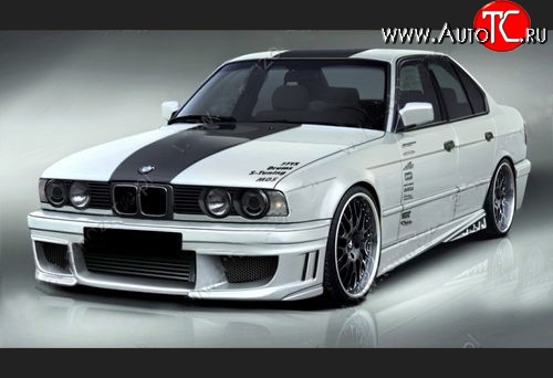 8 899 р. Передний бампер Turbo BMW 5 серия E34 седан дорестайлинг (1988-1994)  с доставкой в г. Керчь