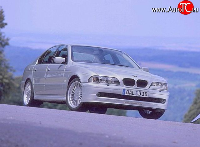 4 399 р. Накладка Alpine на передний бампер BMW 5 серия E39 седан рестайлинг (2000-2003)  с доставкой в г. Керчь