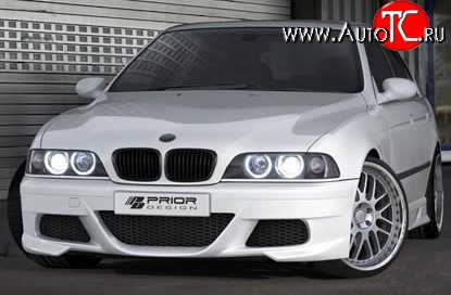 9 799 р. Передний бампер PRIOR Design BMW 5 серия E39 седан дорестайлинг (1995-2000) (Без сетки, Неокрашенный)  с доставкой в г. Керчь