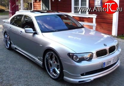 11 399 р. Накладка переднего бампера HAMANN BMW 7 серия E65,E66, E67, E68 дорестайлинг, седан (2001-2005) (Неокрашенная)  с доставкой в г. Керчь