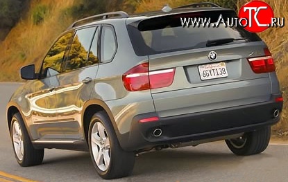 5 949 р. Задний бампер Standart BMW X5 E70 дорестайлинг (2006-2010) (Неокрашенный)  с доставкой в г. Керчь
