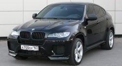 Накладки Global-Tuning на передний бампер автомобиля BMW X6  E71 (2008-2014) дорестайлинг, рестайлинг