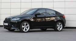4 749 р. Накладки Global-Tuning на передний бампер автомобиля BMW X6 E71 дорестайлинг (2008-2012) (Неокрашенная)  с доставкой в г. Керчь. Увеличить фотографию 10