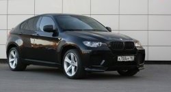 4 749 р. Накладки Global-Tuning на передний бампер автомобиля BMW X6 E71 дорестайлинг (2008-2012) (Неокрашенная)  с доставкой в г. Керчь. Увеличить фотографию 2