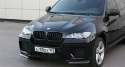4 749 р. Накладки Global-Tuning на передний бампер автомобиля BMW X6 E71 дорестайлинг (2008-2012) (Неокрашенная)  с доставкой в г. Керчь. Увеличить фотографию 7