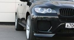 4 749 р. Накладки Global-Tuning на передний бампер автомобиля BMW X6 E71 дорестайлинг (2008-2012) (Неокрашенная)  с доставкой в г. Керчь. Увеличить фотографию 8