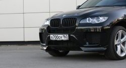4 749 р. Накладки Global-Tuning на передний бампер автомобиля BMW X6 E71 дорестайлинг (2008-2012) (Неокрашенная)  с доставкой в г. Керчь. Увеличить фотографию 9