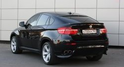 Накладки Global-Tuning на задний бампер автомобиля BMW X6  E71 (2008-2014) дорестайлинг, рестайлинг