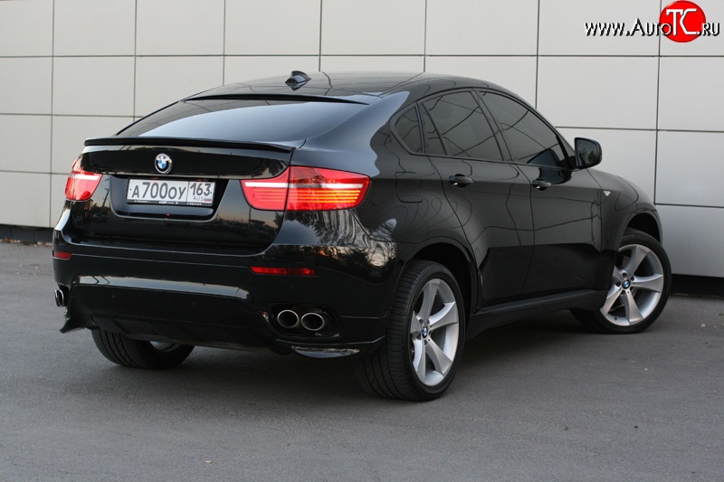 4 999 р. Спойлер Global-Tuning BMW X6 E71 рестайлинг (2012-2014) (Неокрашенный)  с доставкой в г. Керчь