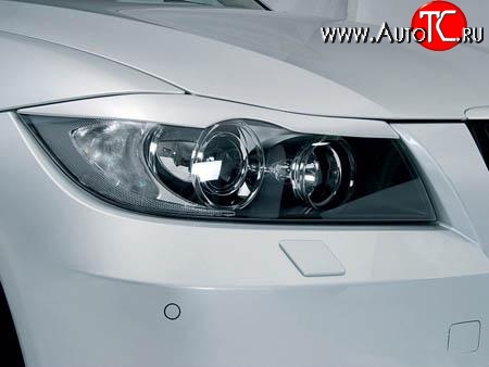 899 р. Реснички Style BMW 3 серия E90 седан дорестайлинг (2004-2008) (Неокрашенные)  с доставкой в г. Керчь
