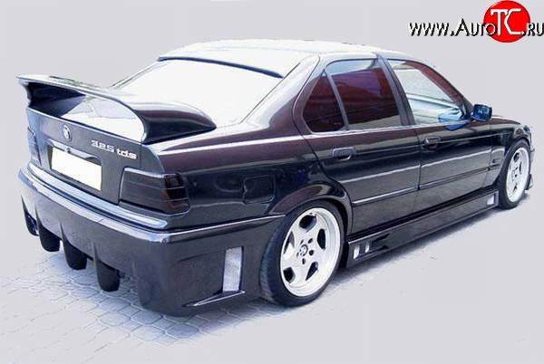 4 499 р. Пороги накладки CarZone-CONCEPT BMW 3 серия E36 седан (1990-2000)  с доставкой в г. Керчь