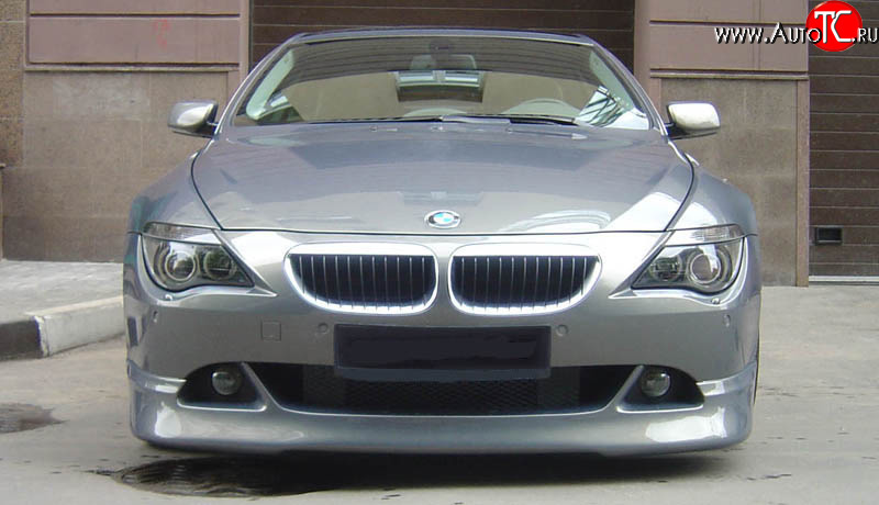 11 099 р. Накладка на передний бампер BMW 6 серия E63 дорестайлинг, купе (2003-2007) (Неокрашенная)  с доставкой в г. Керчь