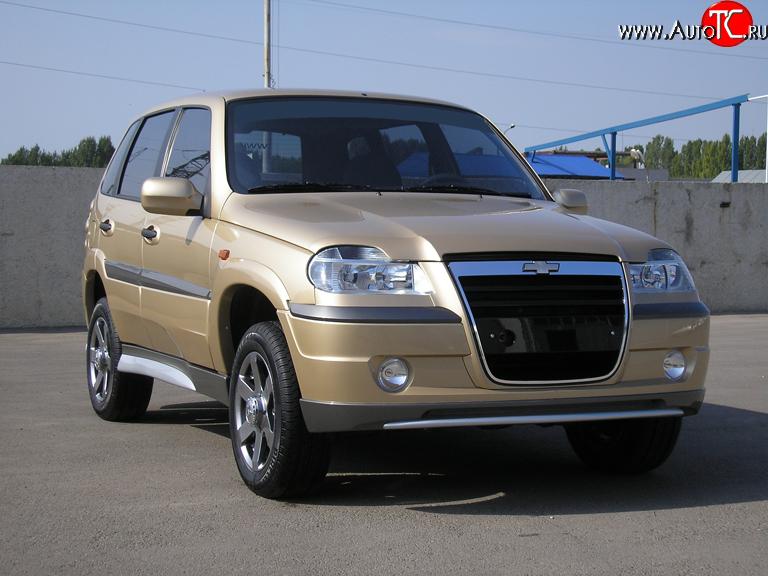 709 р. Накладки на зеркала Атака после 2005 г.в Chevrolet Niva 2123 дорестайлинг (2002-2008) (Неокрашенные)  с доставкой в г. Керчь