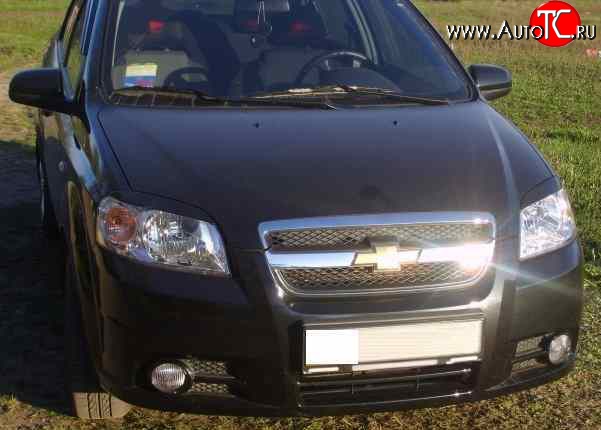 899 р. Реснички СT Chevrolet Aveo T250 седан рестайлинг (2006-2011) (Неокрашенные)  с доставкой в г. Керчь