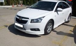 3 899 р. Пороги накладки Sport Style Chevrolet Cruze J300 седан рестайлинг (2012-2015) (Неокрашенные)  с доставкой в г. Керчь. Увеличить фотографию 3