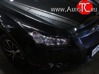 869 р. Реснички Style Chevrolet Cruze J300 седан рестайлинг (2012-2015) (Неокрашенные)  с доставкой в г. Керчь