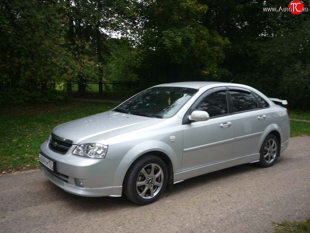 3 399 р. Пороги накладки CTS Chevrolet Lacetti седан (2002-2013) (Неокрашенные)  с доставкой в г. Керчь