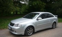 3 499 р. Накладка CTS на передний бампер автомобиля Chevrolet Lacetti седан (2002-2013) (Неокрашенная)  с доставкой в г. Керчь. Увеличить фотографию 2