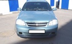3 499 р. Накладка CTS на передний бампер автомобиля Chevrolet Lacetti седан (2002-2013) (Неокрашенная)  с доставкой в г. Керчь. Увеличить фотографию 3