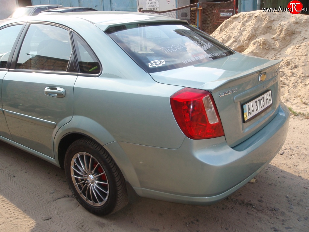 2 699 р. Спойлер CTS Chevrolet Lacetti седан (2002-2013) (Неокрашенный)  с доставкой в г. Керчь